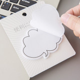 Creative Dialogue Cloud Kawaii Memo Pad Cute Sticky Notes Notepad Stationery Sticker Stationary Memopad Index Tab Office Decor