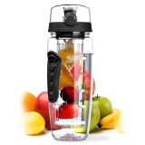 Sports Water Bottle w/ Fruit Infuser - 32 oz BPA Free