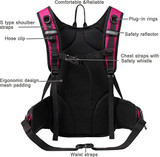 Mubasel Gear Insulated Hydration Backpack Pack with 2L BPA Free Bladder - Keeps Liquid Cool up to 4 Hours – for Running, Hiking, Cycling, Camping (Purple)