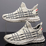 Non-slip Mens Sports Fashion Durable Lace-up Sneakers