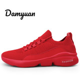 Damyuan Light Sneakers Men's Hot Fashion Breathable Gym Training Running Shoes Women Outdoor Comfortable Jogging Sports Shoes