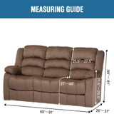 Lerinee Sofa Cover - 8Pcs/Set Recliner Sofa Covers Velvet Stretch Reclining Couch For  Living Room 3 Seats Sofa Home Decor Covers Fit Soft Washable