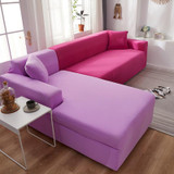 Lerinee Sofa Cover - Sofa Cover Solid Color Corner Sofa Covers for Living Room Elastic Spandex Couch Cover Stretch Slipcovers