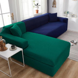 Lerinee Sofa Cover - Sofa Cover Solid Color Corner Sofa Covers for Living Room Elastic Spandex Couch Cover Stretch Slipcovers