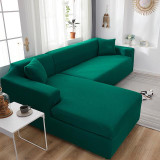 Lerinee Sofa Cover - Sofa Cover Solid Color Corner Sofa Covers for Living Room Elastic Spandex Couch Cover Stretch Slipcovers