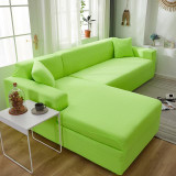Lerinee Sofa Cover - Sofa Cover Solid Color Corner Sofa Covers for Living Room Elastic Spandex Couch Cover Stretch Slipcovers
