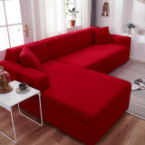 Lerinee Sofa Cover - Sofa Cover Solid Color Corner Sofa Covers for Living Room Elastic Spandex Couch Cover Stretch Slipcovers
