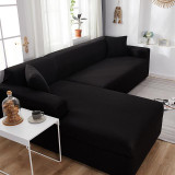 Lerinee Sofa Cover - Sofa Cover Solid Color Corner Sofa Covers for Living Room Elastic Spandex Couch Cover Stretch Slipcovers