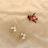 Natural Freshwater Pearl Earring 14K Gold Filled Pure Handmade Pearl Earrings Simple Young & Elegant
