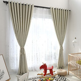 Cartoon Castle Thick Blackout Curtains for Kids Room