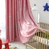 Cartoon Castle Thick Blackout Curtains for Kids Room