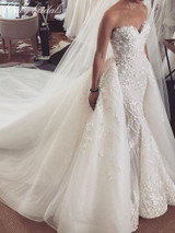 onlybridals lace wedding dress Royal train ball gown heavy beading wedding gown custom made factory