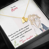 Mother's Day Gift [Best Gift 2021] Luxury Sweetest Hearts Necklace - Mom - Thank You For All