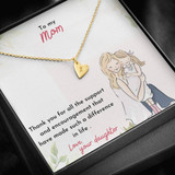 Mother's Day Gift [Best Gift 2021] Luxury Sweetest Hearts Necklace - Mom - Thank You For All