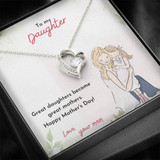 Mother's Day Gift [Best Gift 2021] Luxury Forever Love Necklace - Daughter - Great Become