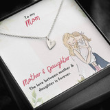 Mother's Day Gift [Best Gift 2021] Luxury Sweetest Hearts Necklace - Mom - Is Forever