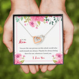 Mother's Day Gift [Best Gift 2021] Luxury Interlocking Hearts Necklace - Mom - Whenever I Need You