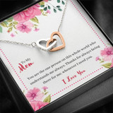 Mother's Day Gift [Best Gift 2021] Luxury Interlocking Hearts Necklace - Mom - Whenever I Need You