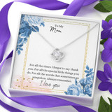 Mother's Day Gift [Best Gift 2021] Luxury Love Knot Necklace - Mom - Always Remember