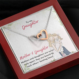Mother's Day Gift [Best Gift 2021] Luxury Interlocking Hearts Necklace - Daughter - They Are Bound