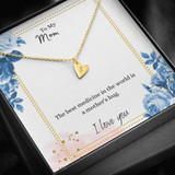 Mother's Day Gift [Best Gift 2021] Luxury Sweetest Hearts Necklace - Mom - The Best Medicine
