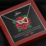 Mother's Day Gift [Best Gift 2021] Luxury Interlocking Hearts Necklace - Mom - You Are Everything