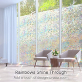 Rainbow Privacy Window Film More than 50% Off + Free Shipping