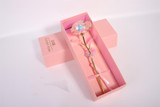 Valentine's Day Gift 24K Foil Gold Rose With Pink Packaging 50% off + Free Shipping