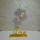 Valentine's Day Gift 24K Foil Gold Rose With Pink Packaging 50% off + Free Shipping