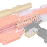 Worker MOD Upgrade Spring 1.8  Coil Metal Silver for Nerf Ultra Pharaoh Blaster Toy