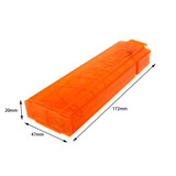WORKER MOD 10-Darts Talon magazine Slanted + Electric Neck Adapter Stefan Short Dart Clip for Nerf Modify Toy