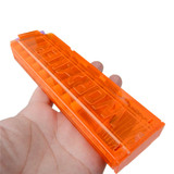 WORKER MOD 10-Darts Talon magazine Slanted + Electric Neck Adapter Stefan Short Dart Clip for Nerf Modify Toy