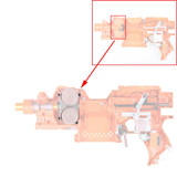 Worker Mod Flywheel Upgrade Cage Metal for Nerf Stryfe / Rapidstrike CS-18 Modify Toy