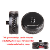 Worker Mod 2PCS Flywheel Groove Type Metal for Nerf Stryfe/Rapidstrike Toy