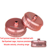 Worker Mod 2PCS Flywheel Groove Type Metal for Nerf Stryfe/Rapidstrike Toy