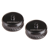 Worker Mod 2PCS Flywheel Groove Type Metal for Nerf Stryfe/Rapidstrike Toy