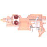 Worker Mod 2PCS Flywheel Groove Type Metal for Nerf Stryfe/Rapidstrike Toy