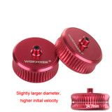 Worker Mod 2PCS Flywheel Groove Type Metal for Nerf Stryfe/Rapidstrike Toy
