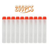 200pcs Refill Darts Bullets Hard Tip Soft Foam for Nerf Toy Gun Blasters 7.2cm