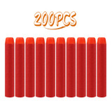 200pcs Refill Darts Bullets Hard Tip Soft Foam for Nerf Toy Gun Blasters 7.2cm
