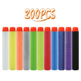 200pcs Refill Darts Bullets Hard Tip Soft Foam for Nerf Toy Gun Blasters 7.2cm