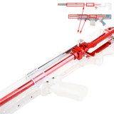 WORKER MOD Stefan Breech Short Dart Scar Tube Barrel Kits Metal for Longshot Toy