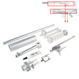 Worker Mod Short Darts Upgrade Kit Metal Silver for Nerf LongShot CS-12 Modify Toy