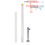 Worker Mod Short Darts Upgrade Kit Metal Silver for Nerf LongShot CS-12 Modify Toy
