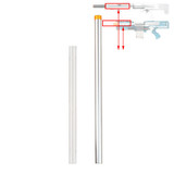 Worker Mod Short Darts Upgrade Kit Metal Silver for Nerf LongShot CS-12 Modify Toy