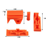Worker Mod Kriss Vector Imitation Rail Kits Combo 5 items for Nerf Stryfe /Swordfish Toy