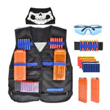 Tactical Vest Refill Magazine Darts Strap Kits for Nerf Blaster Outdoor Game Toy Compatible Nerf Mega Nerf Accessories