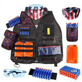 Tactical Vest Refill Magazine Darts Strap Kits for Nerf Blaster Outdoor Game Toy Compatible Nerf Mega Nerf Accessories