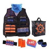 Tactical Vest Refill Magazine Darts Strap Kits for Nerf Blaster Outdoor Game Toy Compatible Nerf Mega Nerf Accessories