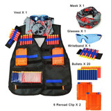 Tactical Vest Refill Magazine Darts Strap Kits for Nerf Blaster Outdoor Game Toy Compatible Nerf Mega Nerf Accessories